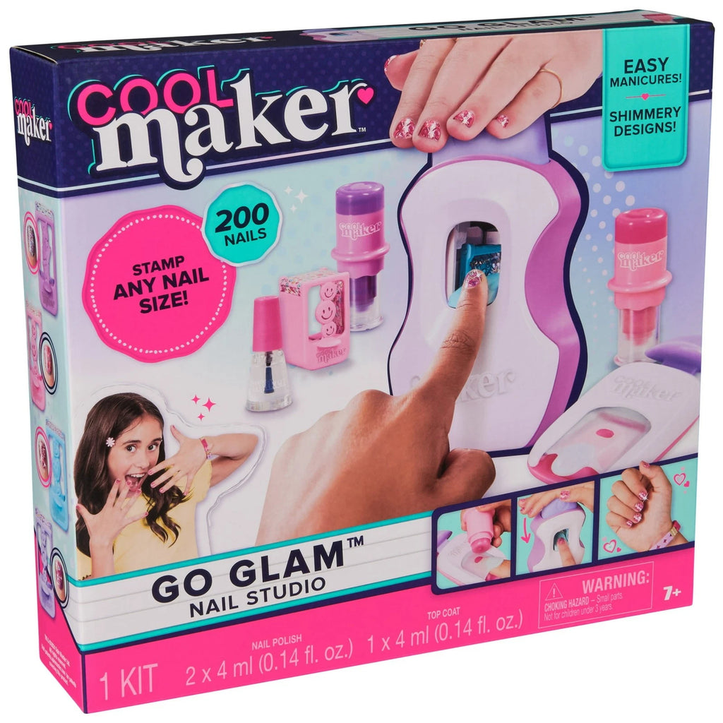 Cool Maker, GO GLAM Nail Art Studio Stamper Toy, Nail Polish Applique