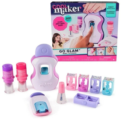 Cool Maker, GO GLAM Nail Art Studio Stamper Toy, Nail Polish Applique