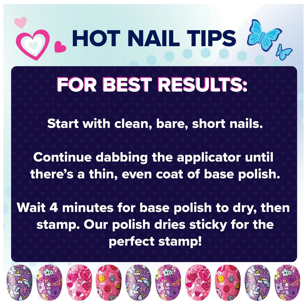 Cool Maker, GO GLAM Nail Art Studio Stamper Toy, Nail Polish Applique